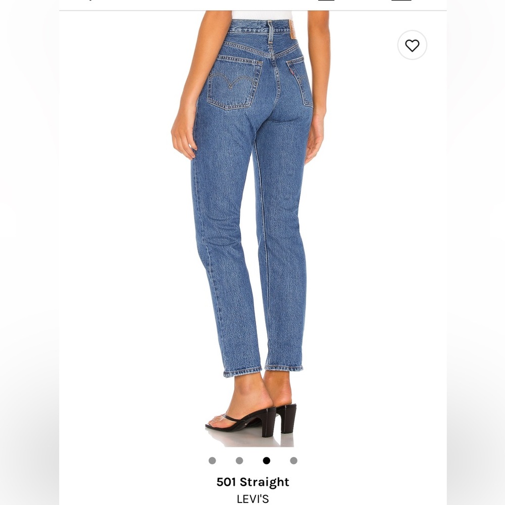 Levi 501 straight. Worn twice, in perfect condition